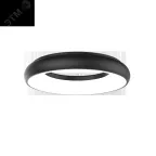 Cветильник светодиодный декоративный NIMBUS подвесной/накладной 25Вт 300х50 мм 3000К IP40 с рас. опал черный | V1-R0-90464-05000-4002530 | VARTON