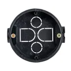 Коробка установочная приборная КМТ-010-044 со стыковочными узлами и саморезами для твердых стен (68х40) PROxima