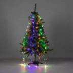 Елочная гирлянда с кольцом, 7 нитей по 1,5 метра, цвет диодов мультиколор, не соединяется | 235-079 | NEON-NIGHT