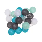 Тайские фонарики «Северное сияние» 3,5 м, прозрачный ПВХ, 20 LED, теплый белый, питание 2 х АА (батарейки не в комплекте) | 303-086 | NEON-NIGHT