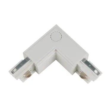 Соединитель для шинопровода осветительного L-образный. внешний, трехфазный, белый. UBX-A21 WHITE 1 POLYBAG | 09762 | Uniel