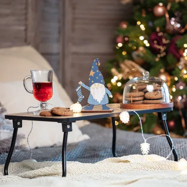 Деревянная фигурка Гном с носком 15х4х17 см | 504-009 | NEON-NIGHT