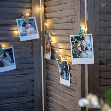 Деревянные прищепки Звездочки 16x4,5x1,3 cм, бирюзовые 6 шт, | 504-033 | NEON-NIGHT