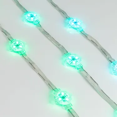 Модуль управляемый VISOR-SPI-5060-3-12V RGB 120deg (D30x16mm, 0.75W, IP68) | 029377 | Arlight