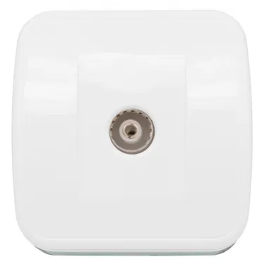 Розетка Минск TV 1-местная ОП 75Ом 5-862МГц белая