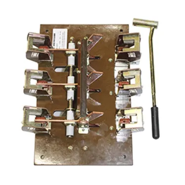 Переключатель ПБ-34 П У3, 400А, 380В, гетинаксовое основание, правая боковая рукоятка, IP00, с дугогасительными камерами