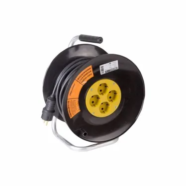 Удлинитель силовой на катушке 4 гнезда с/з 20 м 3х2,5 мм PROFESSIONAL PROCONNECT