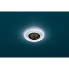 Светильник точечный декоративный cо светодиодной подсветкой, голубой DK LD1 BL