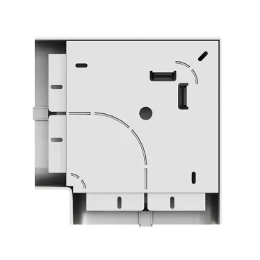 Угол плоский 110х50мм серый металлик