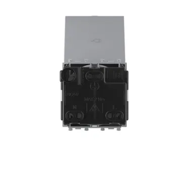 Avanti Розетка с крышкой модульная 2P+E с з/ш Закаленная сталь2 модуля