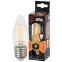 Лампа светодиодная F-LED B35-9w-827-E27 (филамент, свеча, 9Вт, тепл, E27) (10/100/5000)