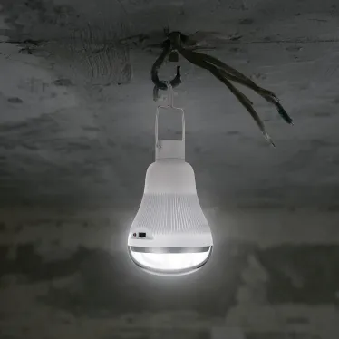 Лампа светодиодная Led A60 3W 130lm 4000K с солнечной панелью 1/40 | 902102203 | Gauss