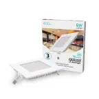 Светильник светодиодный встраиваемый ультратонкий квадратный IP20 6W 4100K | 940111206 | Gauss