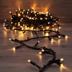 Гирлянда Кластер 10 м, 200 LED, черный каучук, IP67, соединяемая, цвет свечения теплый белый | 315-256 | NEON-NIGHT