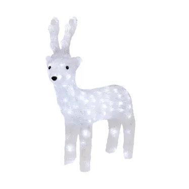 Акриловая светодиодная фигура "Северный олень" 45 см, 100 светодиодов, IP44 понижающий трансформатор в комплекте, | 513-270 | NEON-NIGHT