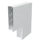 Угол плоский с крышкой кабельного канала LKM 60x200 мм (сталь, белый)