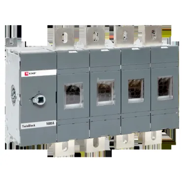 Рубильник 1600A 4P без рукоятки управления TwinBlock