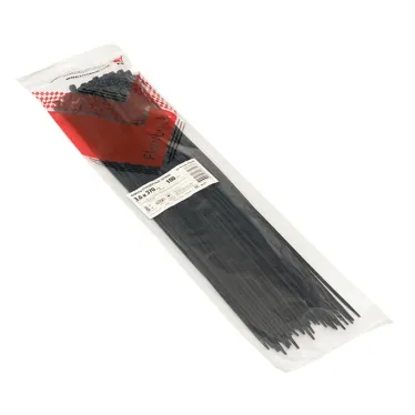 Хомут P6.6 стандартный черный 3.6x370 (100шт) FlexLock PROxima