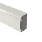 Кабель-канал алюминиевый 110x50 с крышкой белый