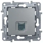 ETIKA Розетка компьютерная RJ45 категория 6 UTP алюминий