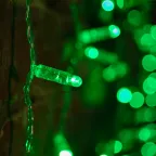 Гирлянда "Светодиодный Дождь" 2х1,5м, постоянное свечение, прозрачный провод, 230 В, диоды ЗЕЛЁНЫЕ, 192 LED | 235-304-6 | NEON-NIGHT
