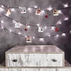 Гирлянда "Твинкл Лайт" 6 м, темно-зеленый ПВХ, 40 LED, цвет белый | 303-025 | NEON-NIGHT