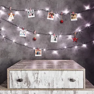 Гирлянда "Твинкл Лайт" 6 м, темно-зеленый ПВХ, 40 LED, цвет белый | 303-025 | NEON-NIGHT