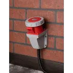 Розетка стационарная наружная 1252 3Р+РЕ+N 32А 380В IP67 PROxima