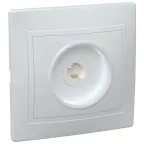 КВАРТА Розетка телефонная белая