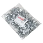 Скоба металлическая двухлапковая d16-17мм (100шт) PROxima