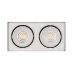 Светильник SP-CUBUS-S100x200-2x11W Warm3000 (WH, 40 deg, 230V) (Arlight, IP20 Металл, 3 года) | 023084(2) | Arlight