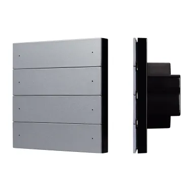 INTELLIGENT ARLIGHT Кнопочная панель SMART-DMX512-801-22-8G-8SC-DIM-IN Grey (230V, 2.4G) (IARL, IP20 Пластик, 5 лет) | 039315 | Arlight