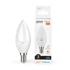 Лампа светодиодная LED 6 Вт 420 лм 3000К свеча теплый E14 AC 220В Elementary Gauss