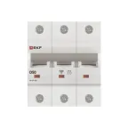 Автоматический выключатель ВА 47-125 3P 50А (D) 15кА PROXIMA  | mcb47125-3-50D | EKF