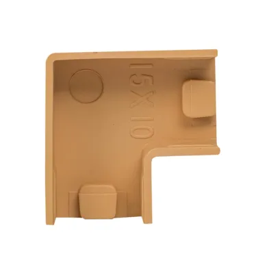 Поворот 90 градусов (15х10) (4 шт) Plast под светлое дерево