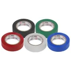 Изолента ПВХ 15мм*10м 5шт - 5 цветов (5/500/16000)только упаковками по 5 штук