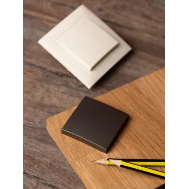 Валенсия лицевая панель выключателя 1-кл. 10А графит