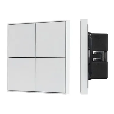 Панель кнопочная KNX-304-23-IN White (BUS, Frame) (IARL, IP20 металл, 2 года)