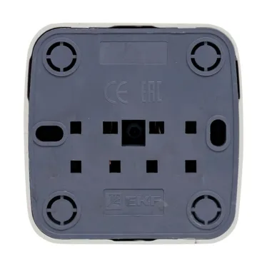 Розетка Минск 1-местная ОП 16А с заземлением белая