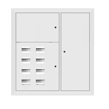 Щит этажный 8 кв. RAL9003 (1000х950х160) Basic