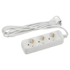 Удлинитель Россия U-3e-10m-3x1,5 c заземл., 3гн, 10м, ПВС, 3х1,5мм2, 16А U-3e-10m-3x1,5