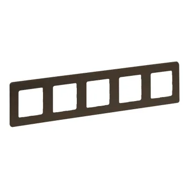 Рамка 5 постов INSPIRIA бронза