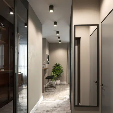 Светильник потолочный под лампу GX53 max 12W 220V черный, HL353 | 41283 | Feron