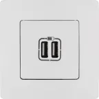 ETIKA Рамка 1 пост белая