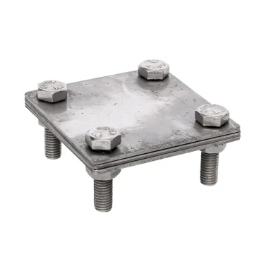 Зажим полоса 40 - полоса 40 (3 пластины 70x70мм) Ni EKF PROxima |  lp-g3105-ni |  EKF