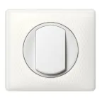 Celiane Лицевая панель выключателя/переключателя 067001/02/31/32 с контурной подсветкой белый