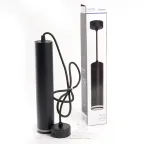 Светильник ДСО GU10 без лампы на подвесе черный