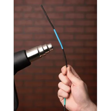 Трубка термоусаживаемая ТУТ нг 6/3 синяя в отрезках по 1м PROxima