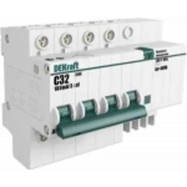 Выключатель автоматический дифференциальный АВДТ 4п 32А 100мА тип AC ДИФ-101 4.5кА