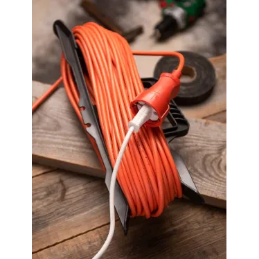 Удлинитель на рамке 'Зевс 2.0' 40м с заземлением ПВС 3x1.0 16А/3.5кВт PROxima